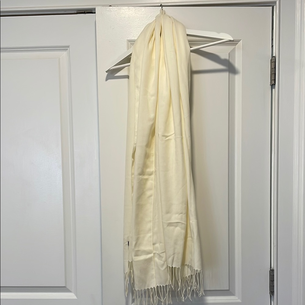 Elegant Cream Scarf